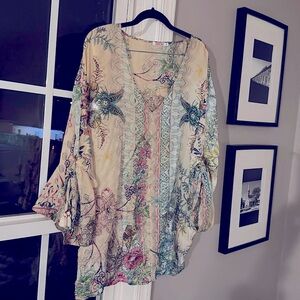 Silk Boho Johnny Was shirt